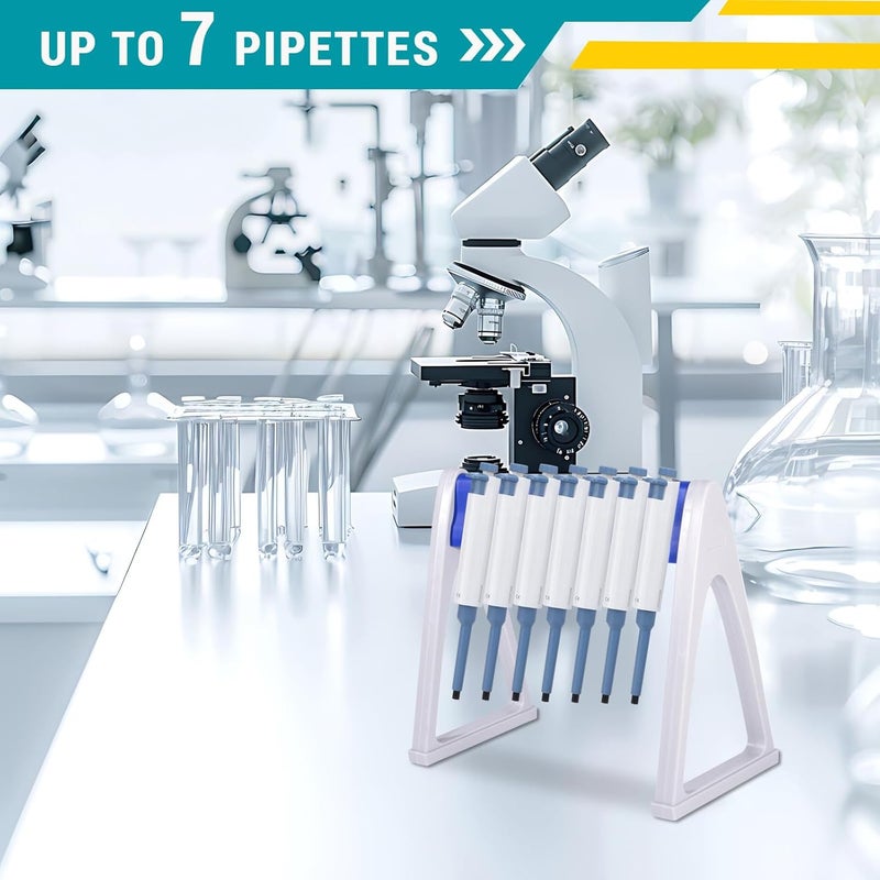 LabEdit Lab Pipette Holder Laboratory Micropipette stand pipette rack lab linear pipettor rack bracket support - Image 5